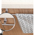 Stainless Steel Towel Rod – Non-Punching Hanging Rack for Bathroom Kitchen