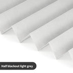 Self-Adhesive Pleated Blinds – Half Blackout Privacy Shades for Home Windows