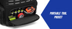 Heavy Duty Tool Backpack – Portable Organizer for Electricians and Plumbers
