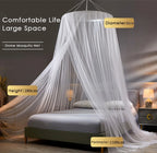 Elegant Mesh Mosquito Net – Double Bed Canopy for Home Bedroom Protection