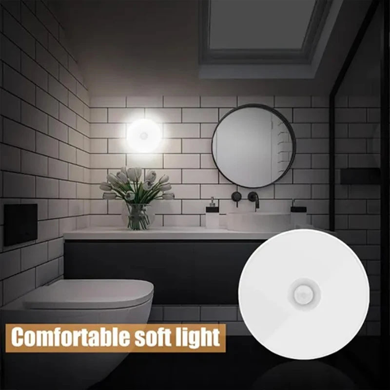 USB Rechargeable LED Motion Sensor Light – Wireless Under Cabinet Lamp