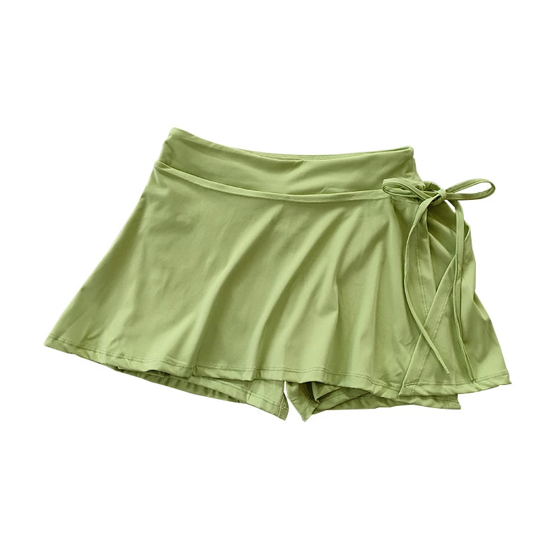 Athletic Yoga Skort – Quick-Dry Pocket Skirt for Tennis and Badminton