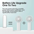 Portable USB Handheld Fan – Rechargeable Collapsible Cooler for Office Home