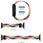 Braided Nylon Loop Watch Band – Magnetic Adjustable Bracelet for Apple iWatch