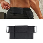 Slim Running Waist Belt – Stretchy Invisible Phone Pouch for Outdoor Sports