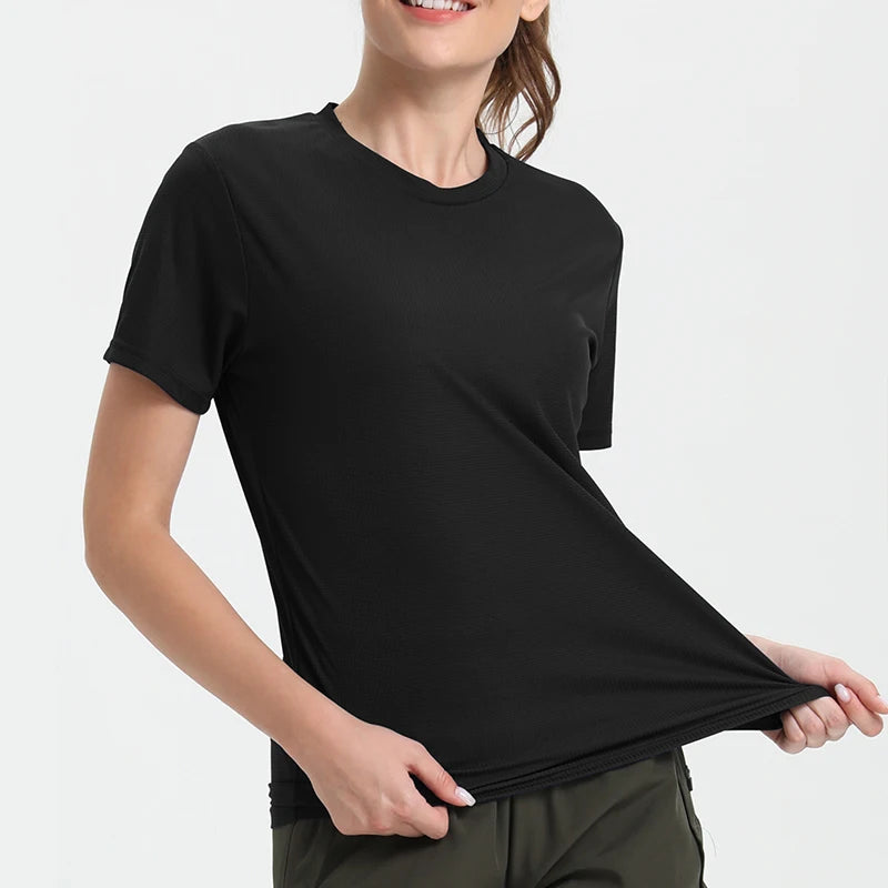 Women's Ultralight Compression Shirt – Quick Dry Sport Top for Running Gym