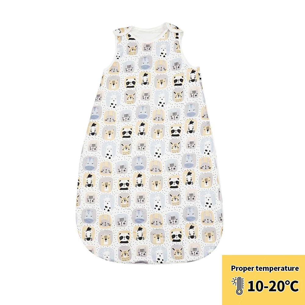 Bamboo Cotton Sleeping Bag – Warm Newborn Wearable Blanket for Winter Sleep