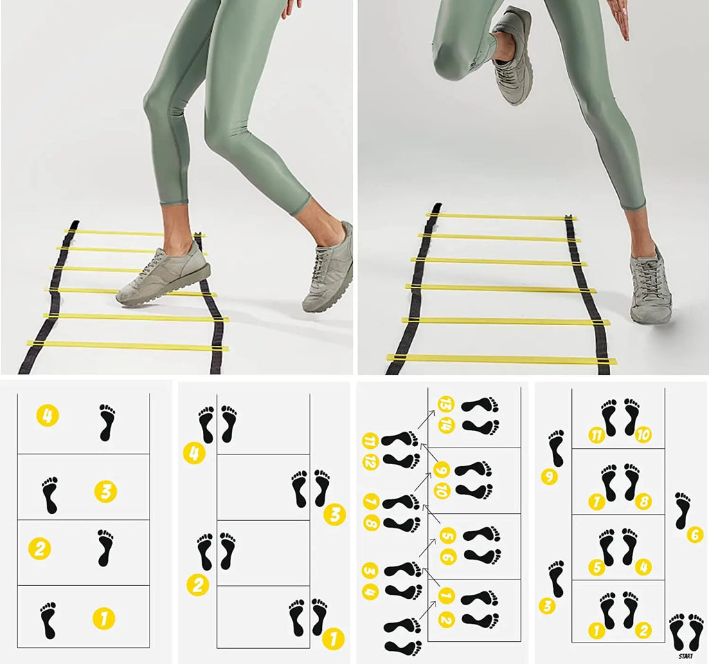 Nylon Agility Ladder – Speed Training Equipment for Sports Fitness