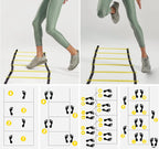 Nylon Agility Ladder – Speed Training Equipment for Sports Fitness