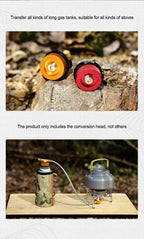 Camping Stove Adapter – Gas Cylinder Valve Converter for Outdoor Cooking