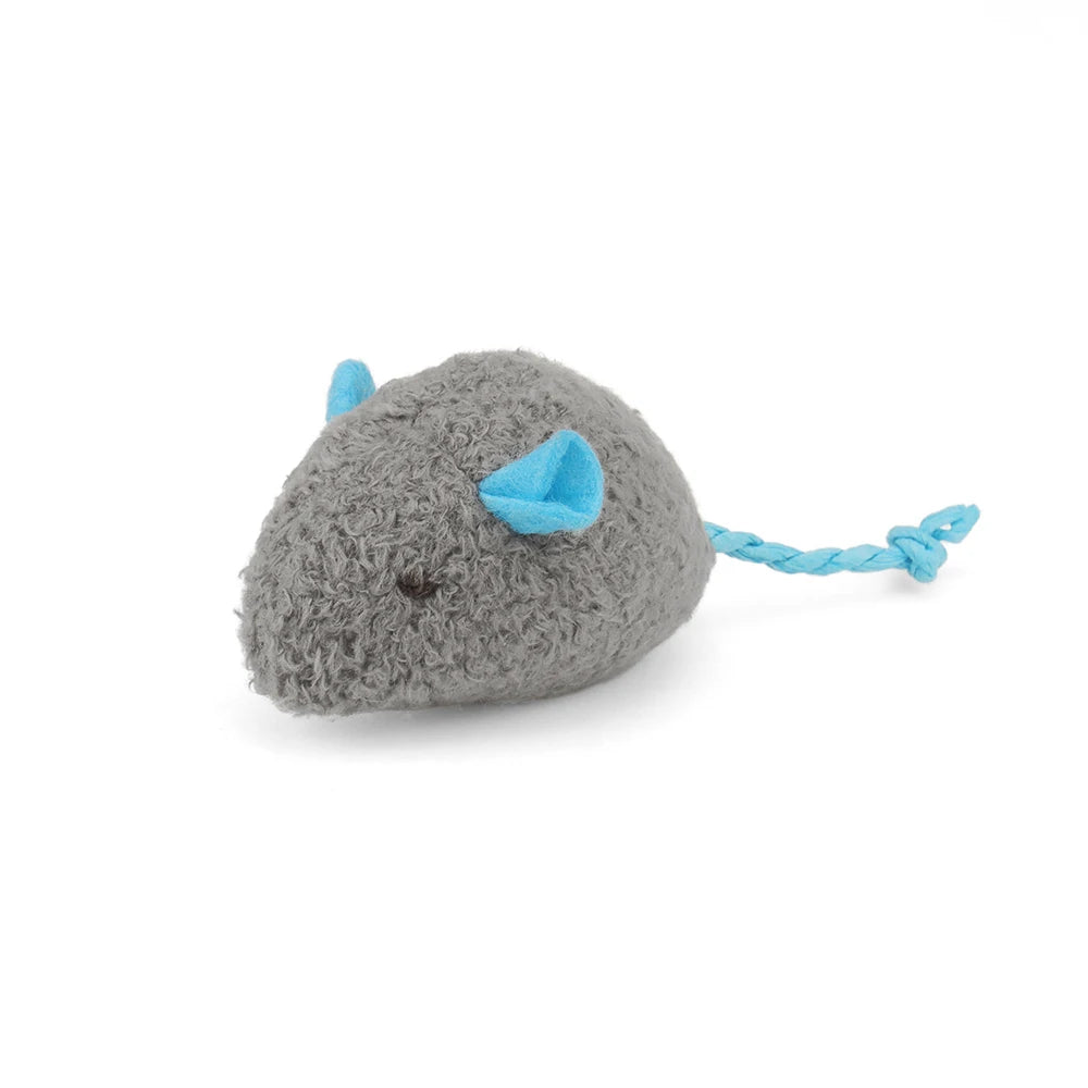 Plush Catnip Mice – Interactive Toy for Kitten Play and Exercise