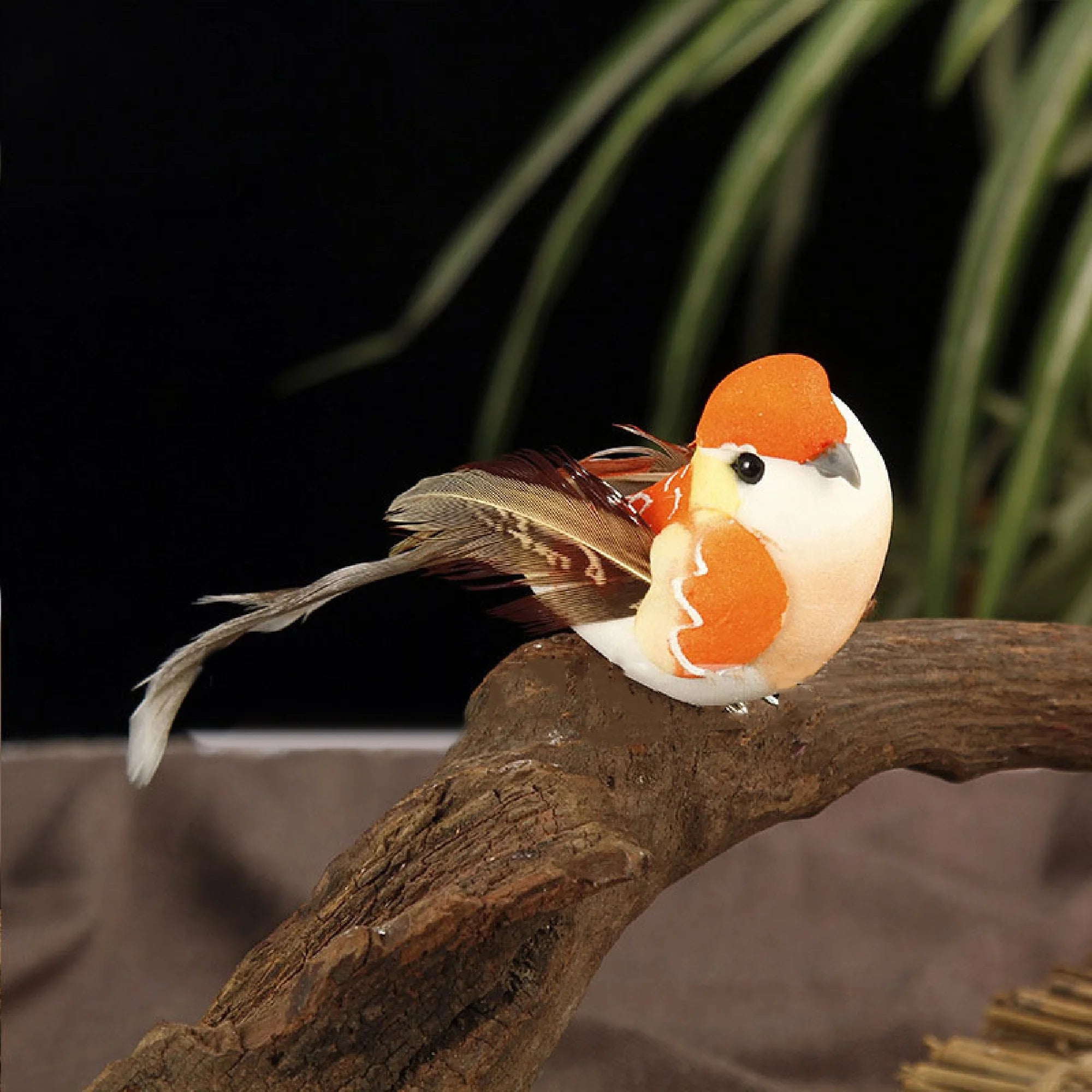 Artificial Sparrow Foam Figurines – 10cm Miniatures for Home Garden Decor