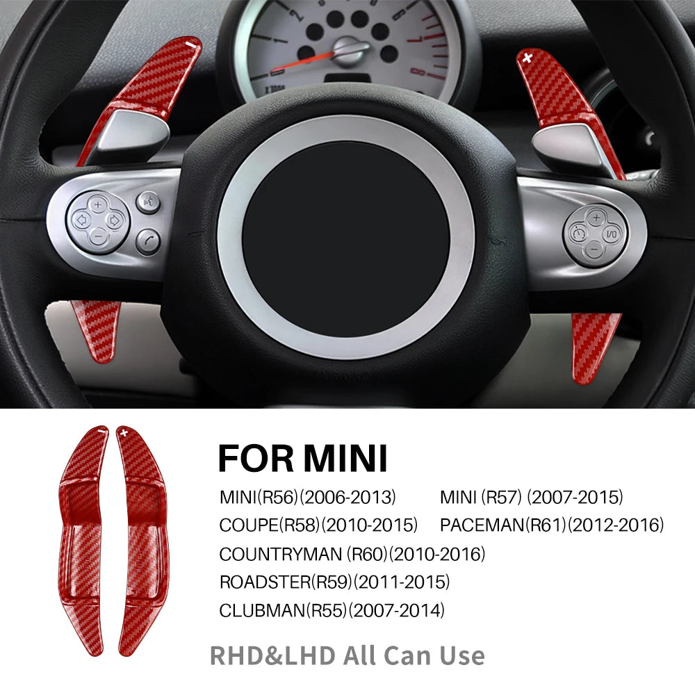 Steering Wheel Paddle Shifters – Aluminum Extensions for MINI Cooper S JCW