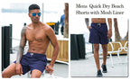 Mens Quick Dry Swim Trunks – Lightweight Beach Shorts for Summer Swimming