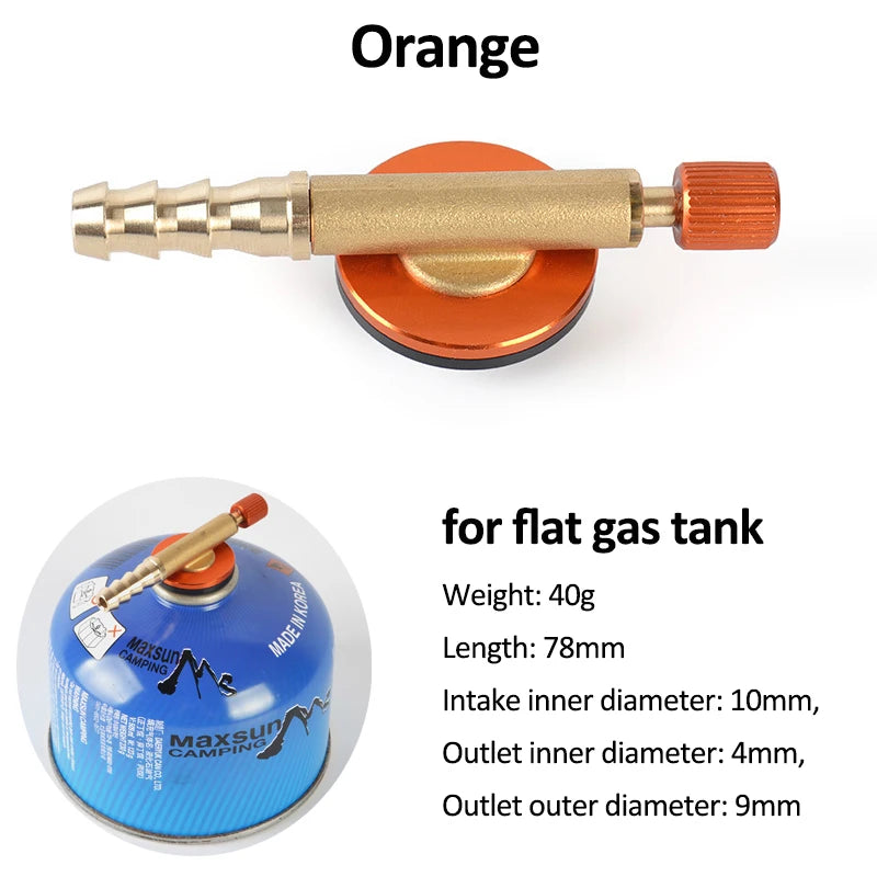 Camping Stove Adapter – Gas Cylinder Valve Converter for Outdoor Cooking