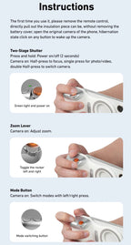 Magnetic Phone Camera Grip – Ergonomic Handheld Stabilizer for Content Creation