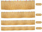 Tropical Hawaiian Table Skirt – Reusable Grass Fringe for Luau Party Decor