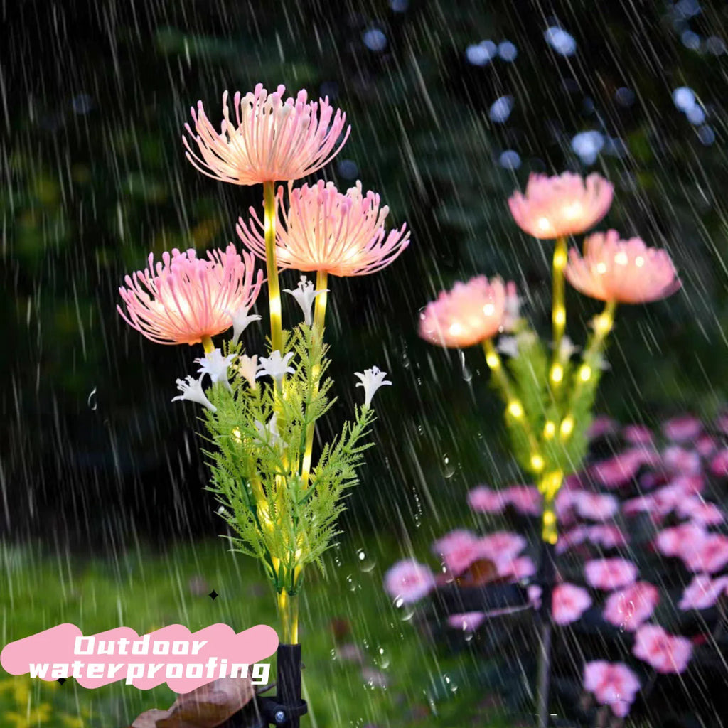 Solar Flower Stake Lights – Waterproof LED Garden Lamps for Outdoor Decoration
