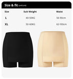 High Waist Safety Shorts – Double Layer Protective Underwear for Summer Dresses