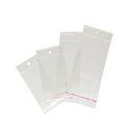 Clear Self-Adhesive Cellophane Bags – Hanging Plastic Pouches for Candy Cookies