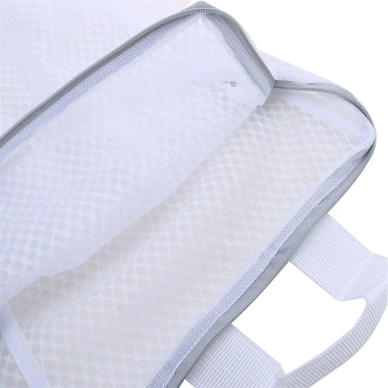 Mesh Zipped Laundry Bag – Anti-Deformation Polyester Net for Washing Machines