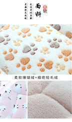Double-Sided Plush Pet Mat – Warm Sleeping Bed for Cats and Small Dogs