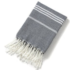 Cotton Turkish Beach Towel – Soft Absorbent Tassel Towel for Travel and Spa