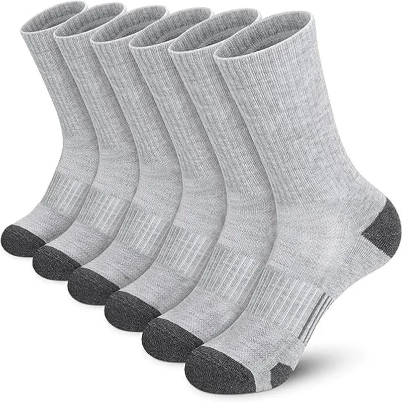 Athletic Football Socks – Soft Ground-Gripping Crew for Men's Gym Training