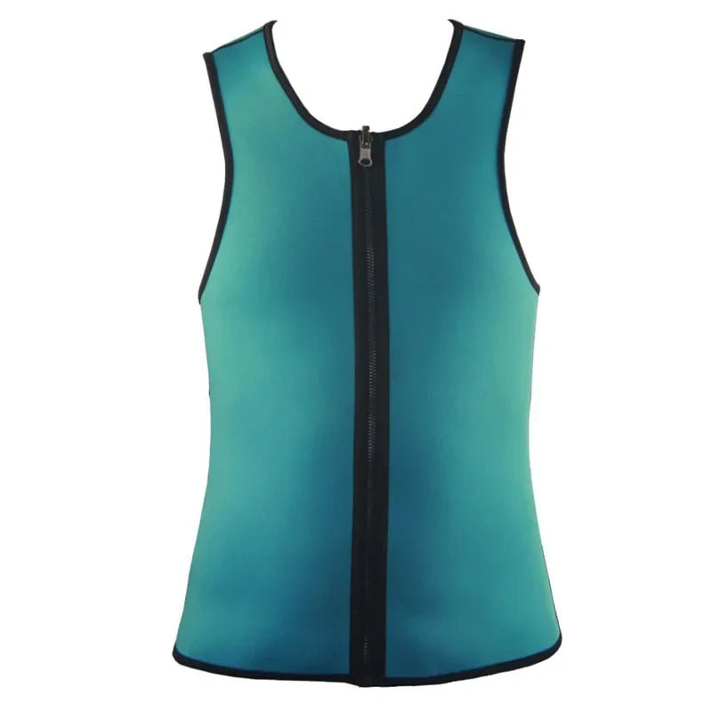 Men's Sauna Tank Top – Compression Body Shaper for Gym Weight Loss