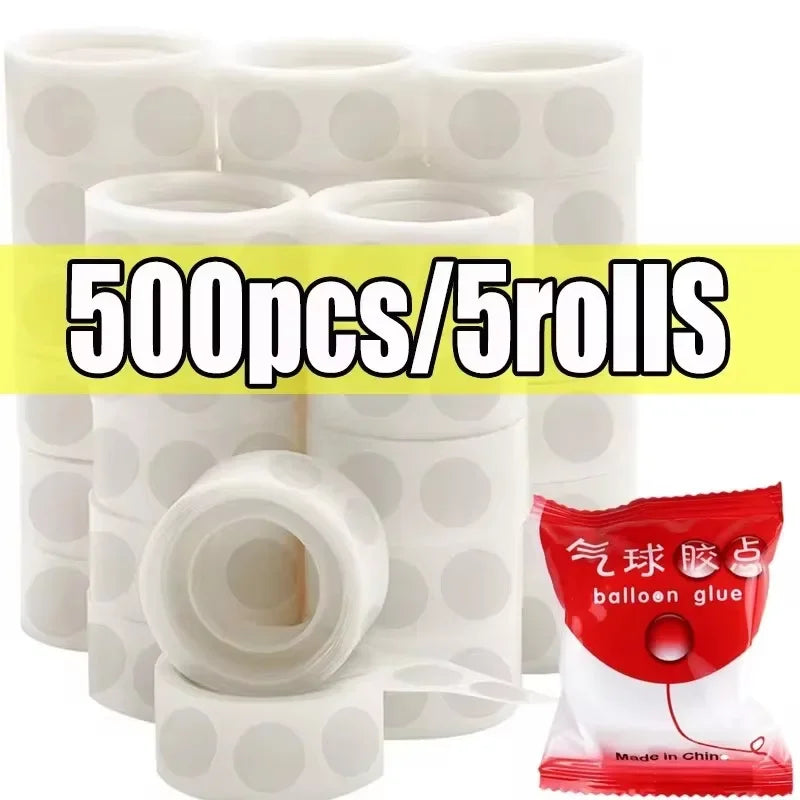 Double Sided Adhesive Glue Dots – Clear Balloon Tape for Party Decor