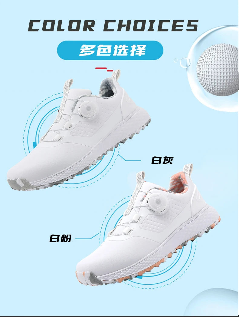 Waterproof Golf Sneakers – Casual Athletic Footwear for Men and Women