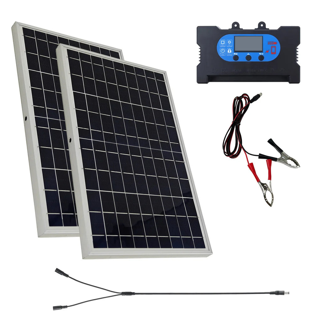 Flexible Solar Panel Kit – 20W 18V Portable Charger for Camping and Travel