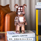 Ceramic Bear Figurine – Aesthetic Luxury Sculpture for Modern Home Decor