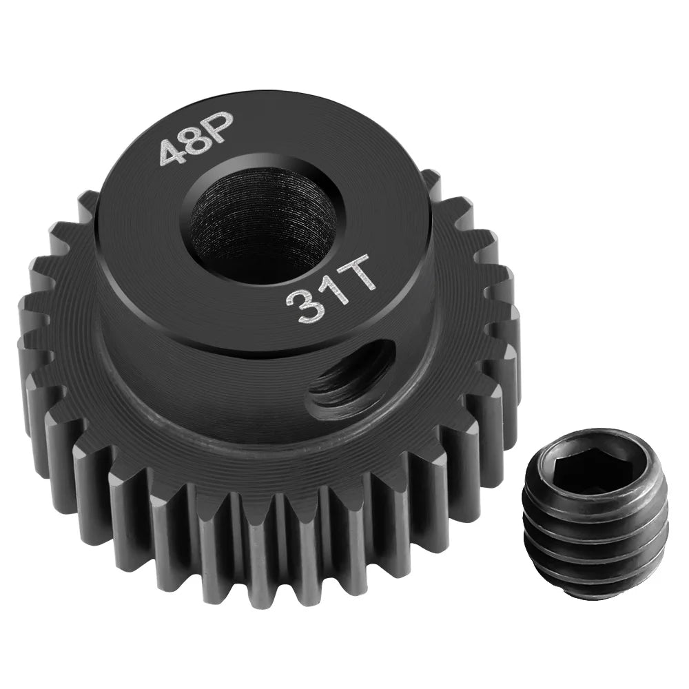 Steel Pinion Gear 17-45T for 5mm Shaft RC Buggy and Crawler