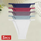 Cotton Low Rise Briefs – Metal Ring Hollow Panties for Women M-2XL