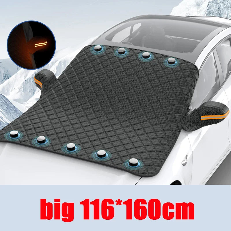 Magnetic Windshield Cover – Waterproof Sun and Snow Shade for Car Protection