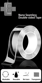 Double Sided Nano Tape – Waterproof Traceless Adhesive for Home Repair