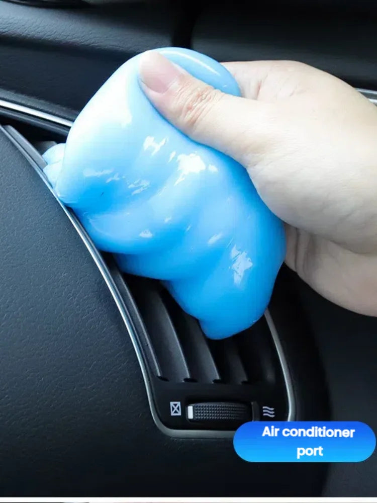Car Cleaning Gel – Dust Removal Slime for Automobile Air Vents and Keyboards