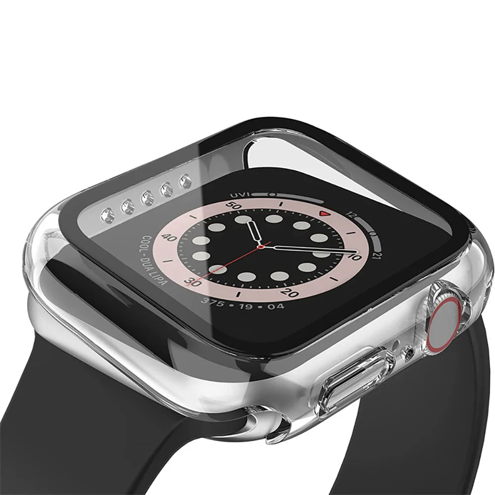 Tempered Glass Case – Protective Screen Cover for Apple Watch Series 10-SE