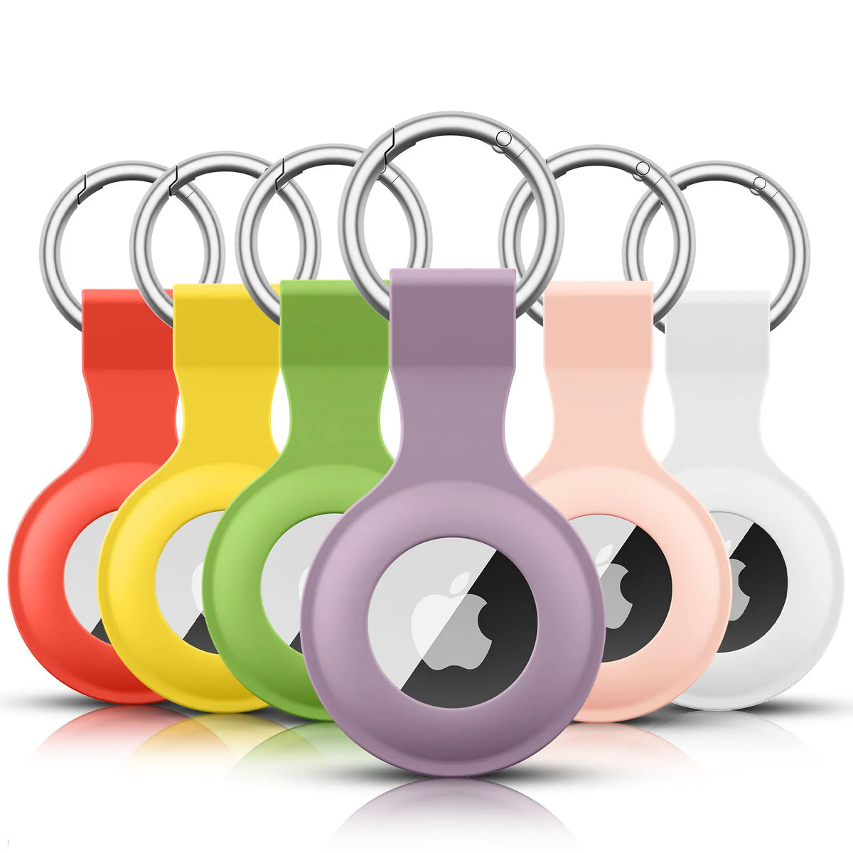 Silicone Apple AirTag Case – Protective Keychain Sleeve for Tracker Security
