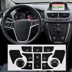 AC Panel Button Repair Decals – Interior Restoration Stickers for Opel Vauxhall