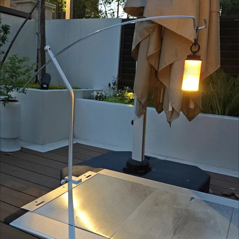Aluminum Alloy Lantern Rack – Detachable IGT Table Stand for Camping