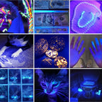 15W UV 365nm Blacklight Flashlight – Rechargeable Torch for Pet Urine Detection