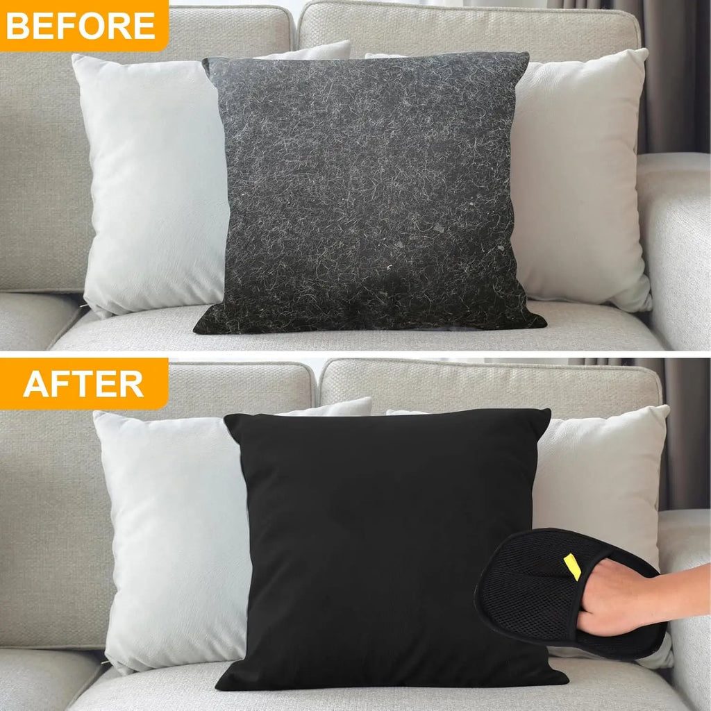 Electrostatic Grooming Gloves – Pet Hair Remover for Dogs and Cats