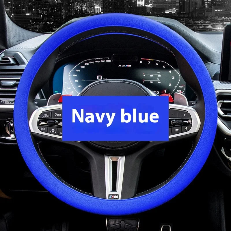 Silicone Steering Wheel Cover – Anti-slip Protective Grip for Universal Cars