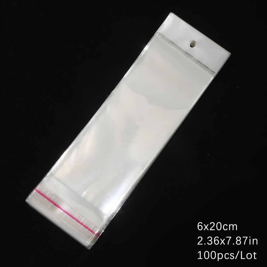 Self-Sealing Cellophane Bags – Transparent Adhesive Packaging for Gifts and Treats