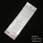 Self-Sealing Cellophane Bags – Transparent Adhesive Packaging for Gifts and Treats