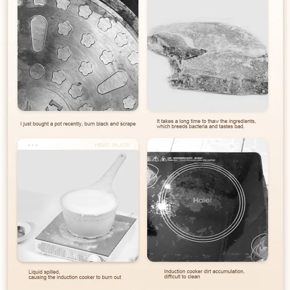 Stainless Steel Heat Diffuser Plate – Induction Cooker Stove Accessory