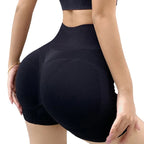 High Waist Gym Shorts – Push Up Cycling Leggings for Yoga and Fitness