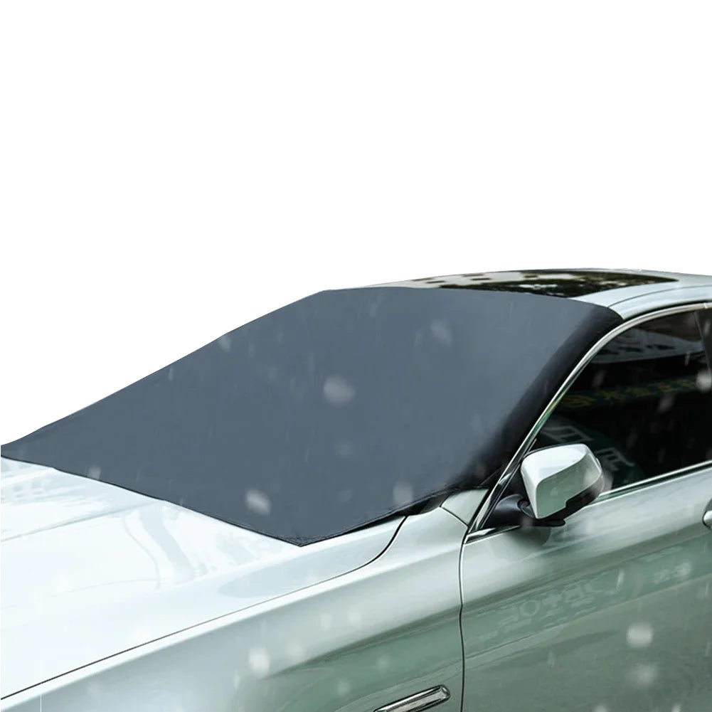 Magnetic Windshield Snow Cover – 210x120cm Waterproof Shade for Winter Car Care